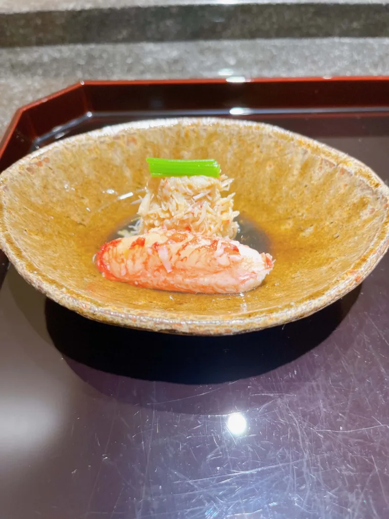 毛蟹の味噌和え