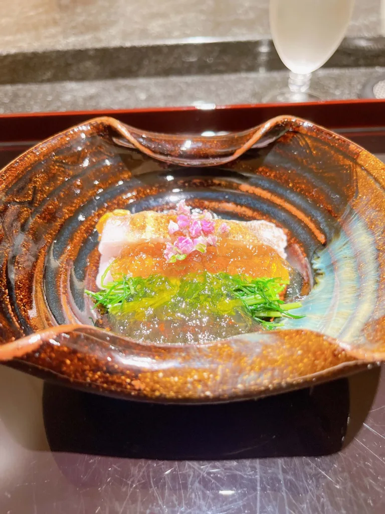 香ばしい太刀魚の炭〆