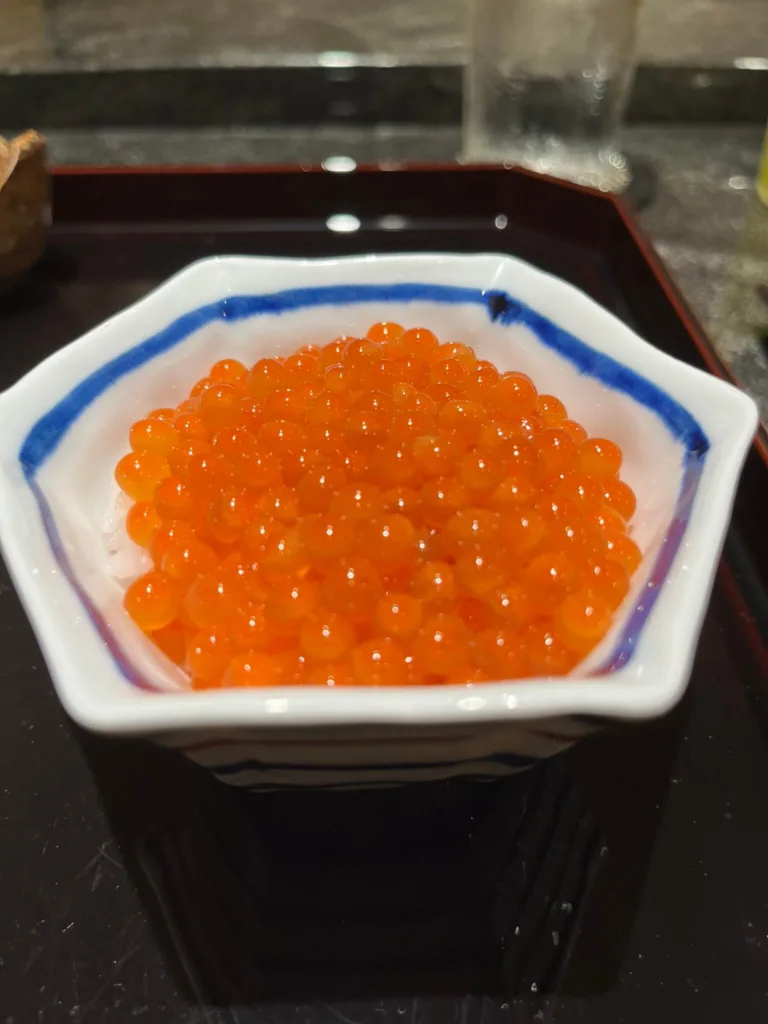 いくらと白米