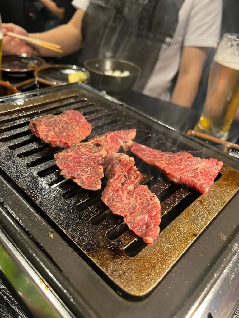 サガリを焼いています