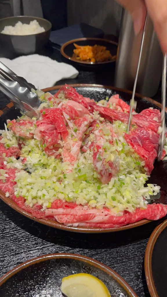 よく混ぜます