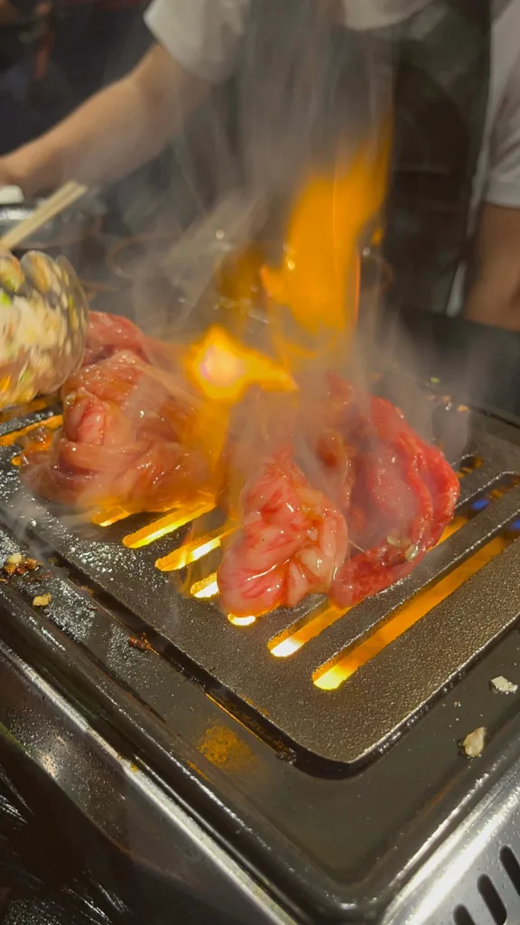じっくりと焼きます
