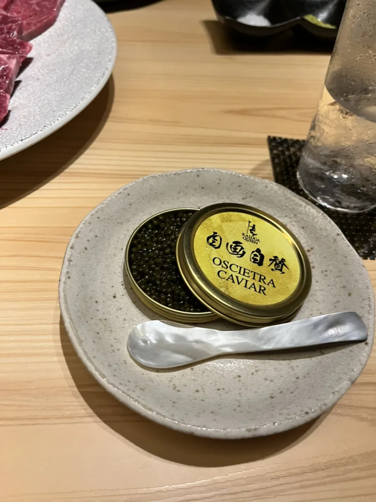 1人1缶のキャビア