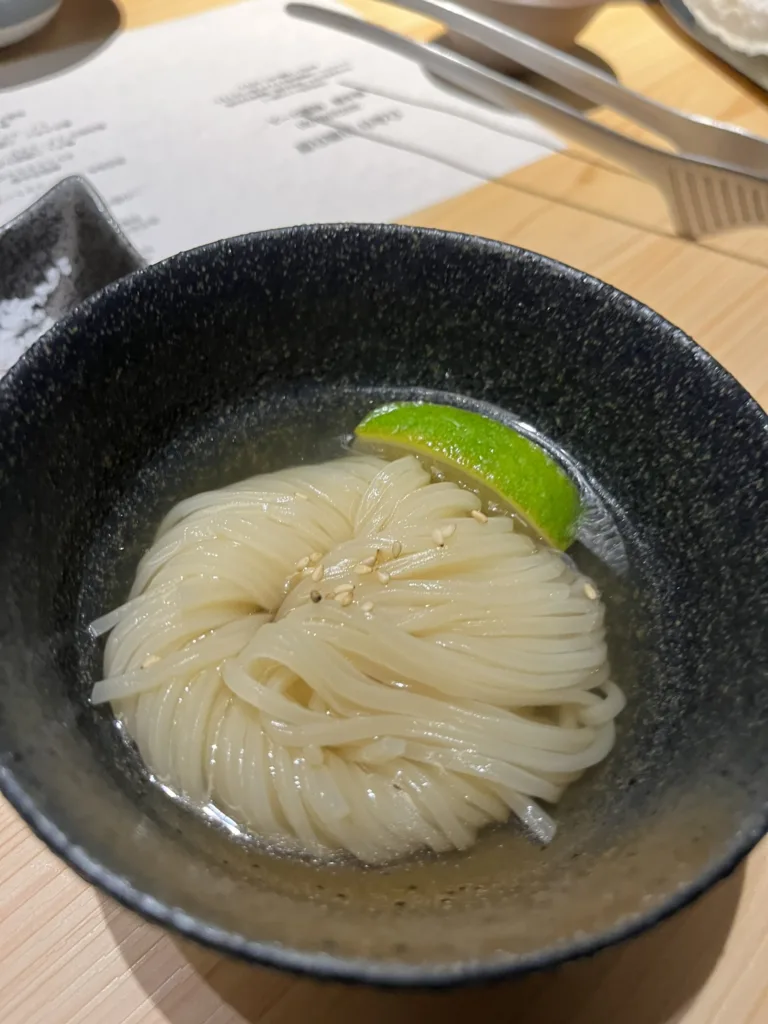 〆の冷麺