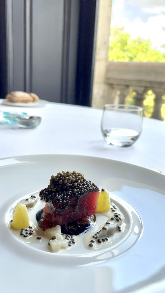 Mediterranean bluefin tuna with caviar, a breton-style ragout②