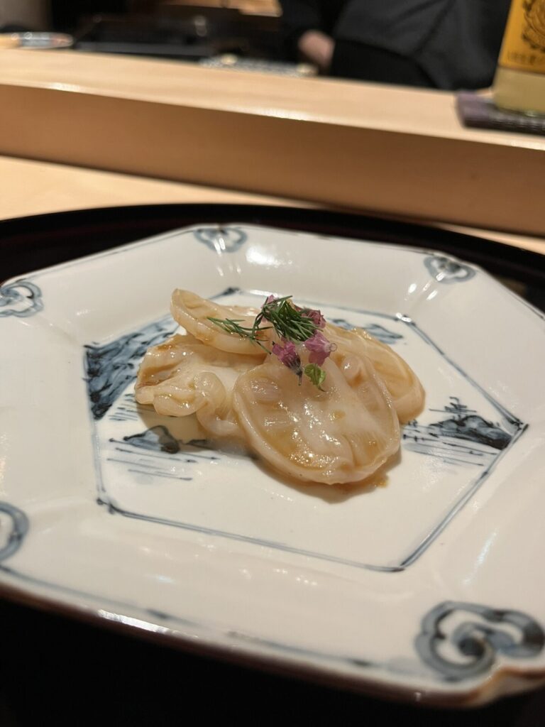 北海道産ミズダコのカルパッチョ