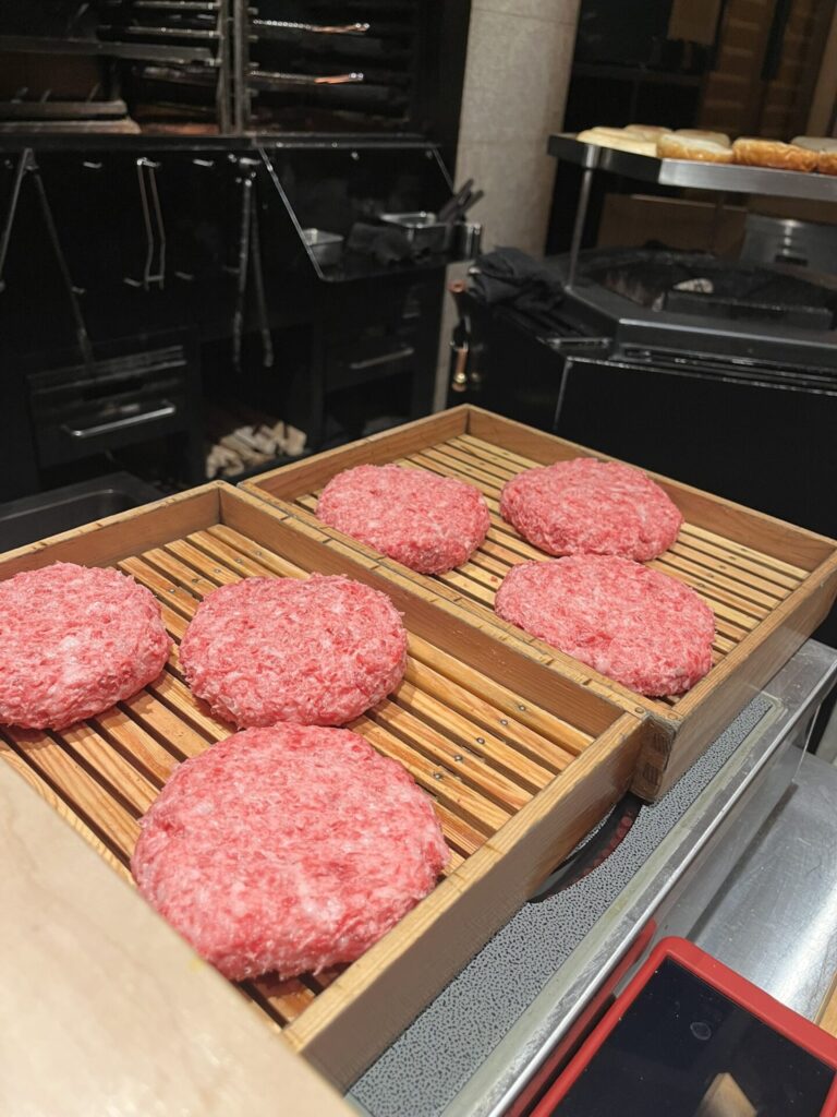 焼く前のパティ