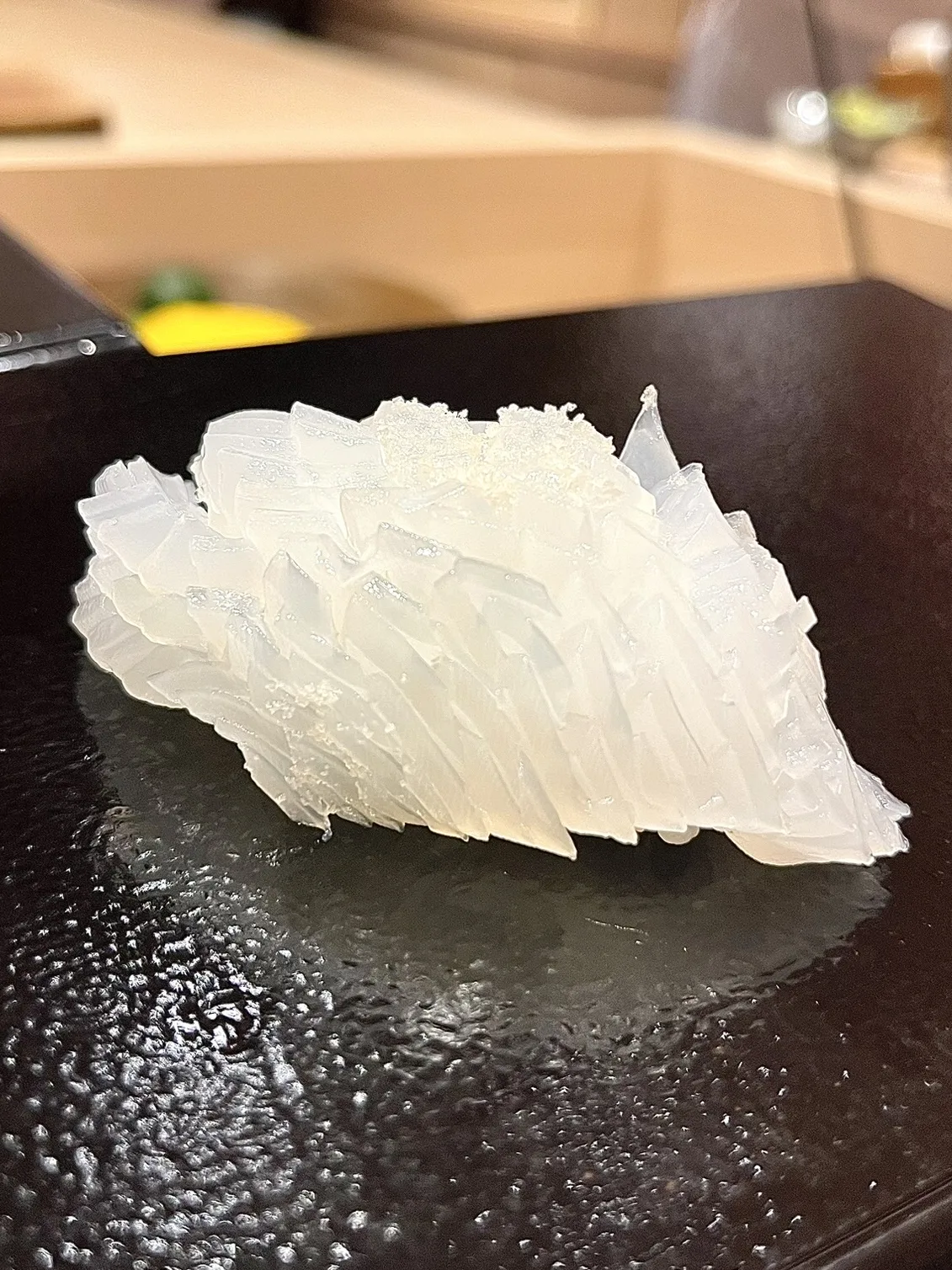 芸術的な包丁さばき