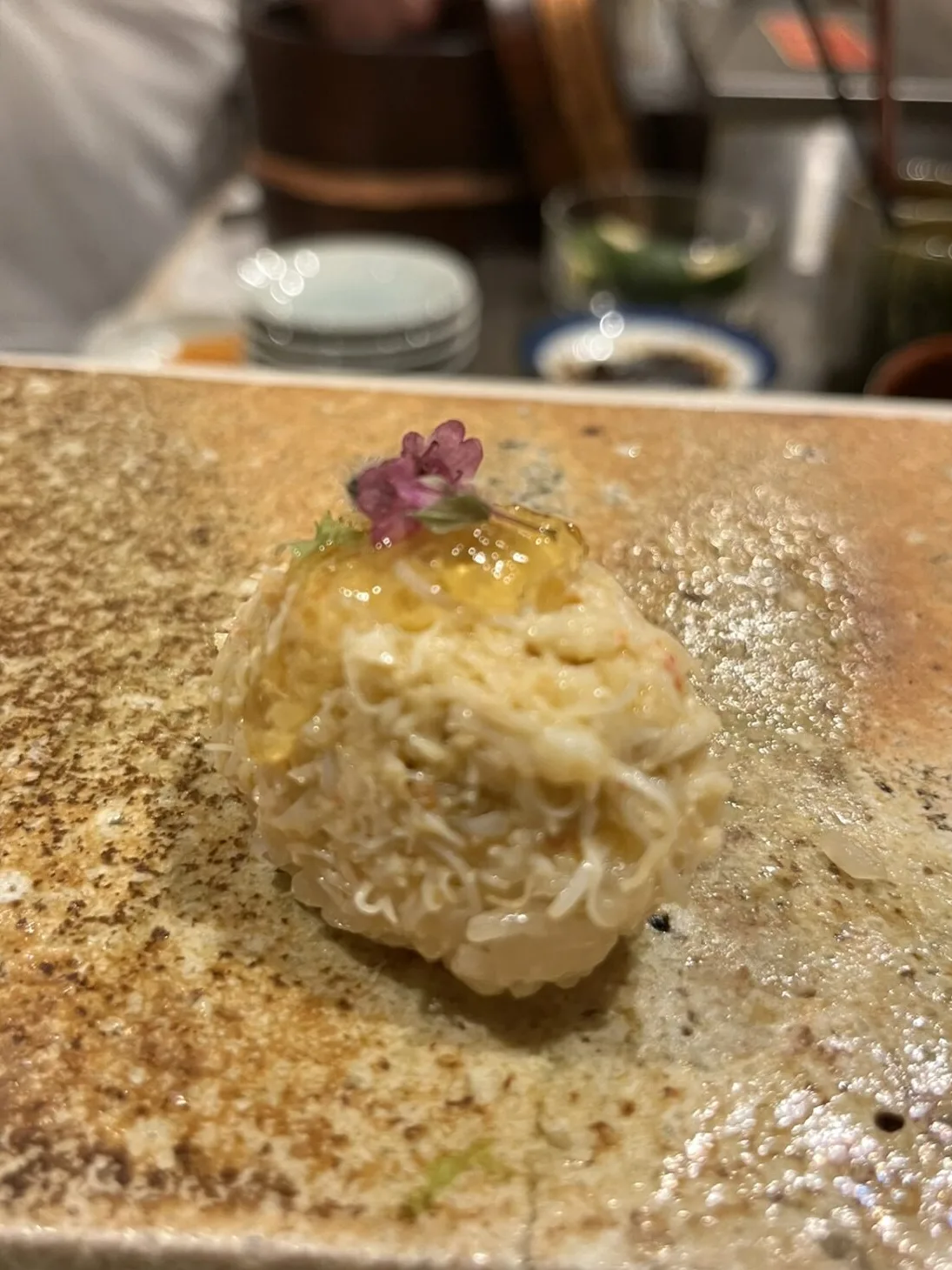 たっぷりと乗った毛蟹