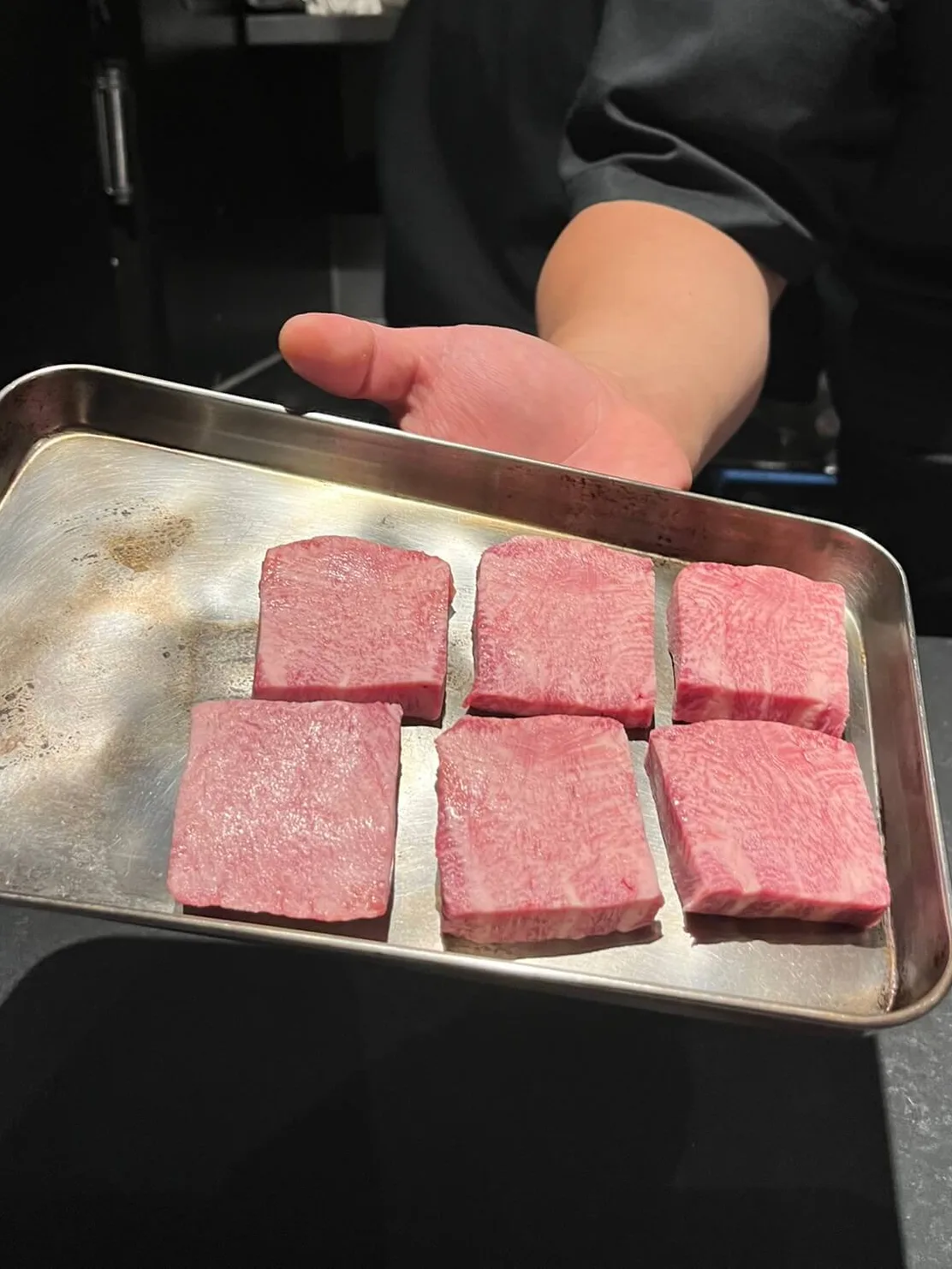 タコスに使用する牛タン