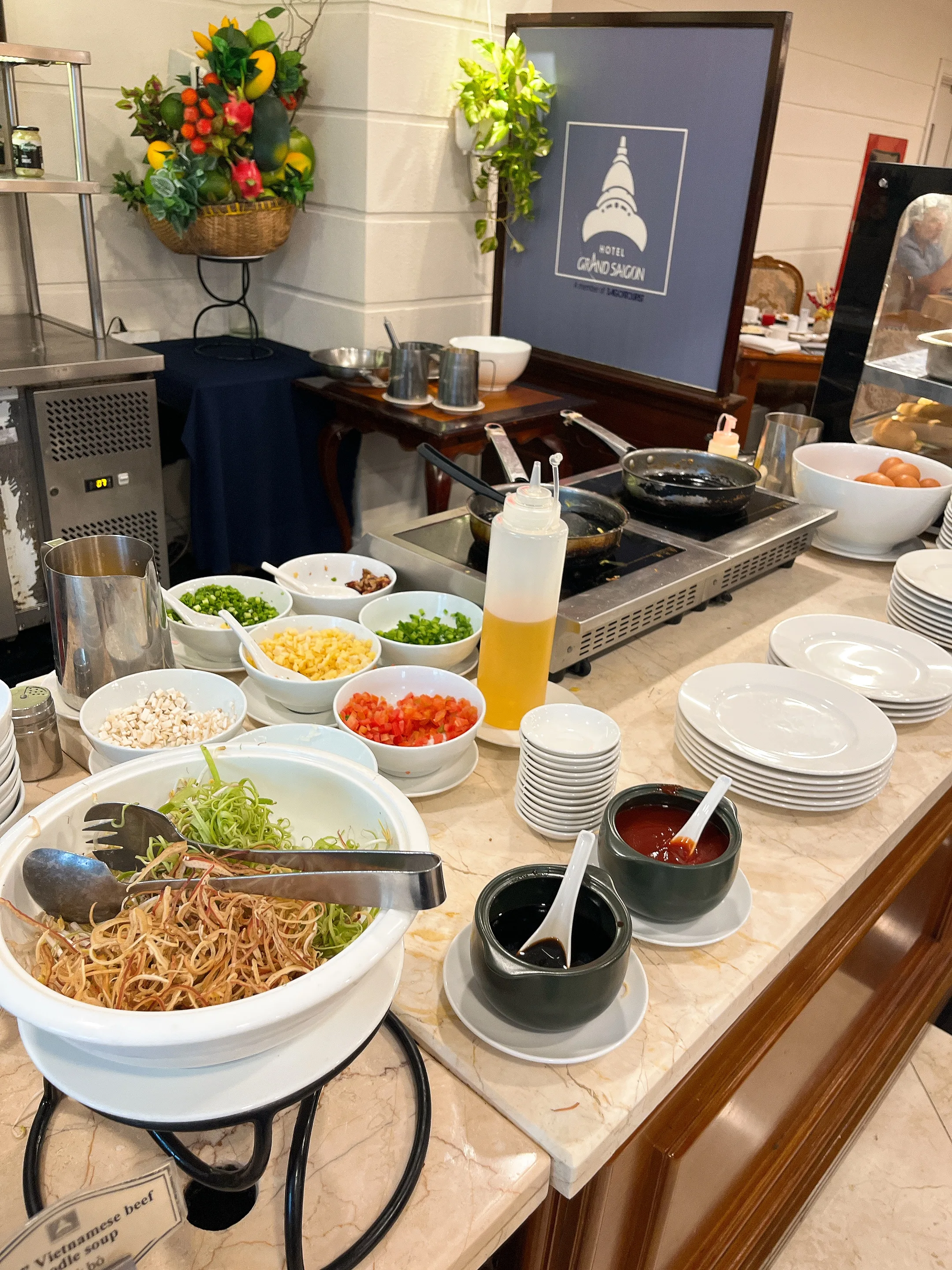 グランドサイゴンホテル朝食ビュッフェ