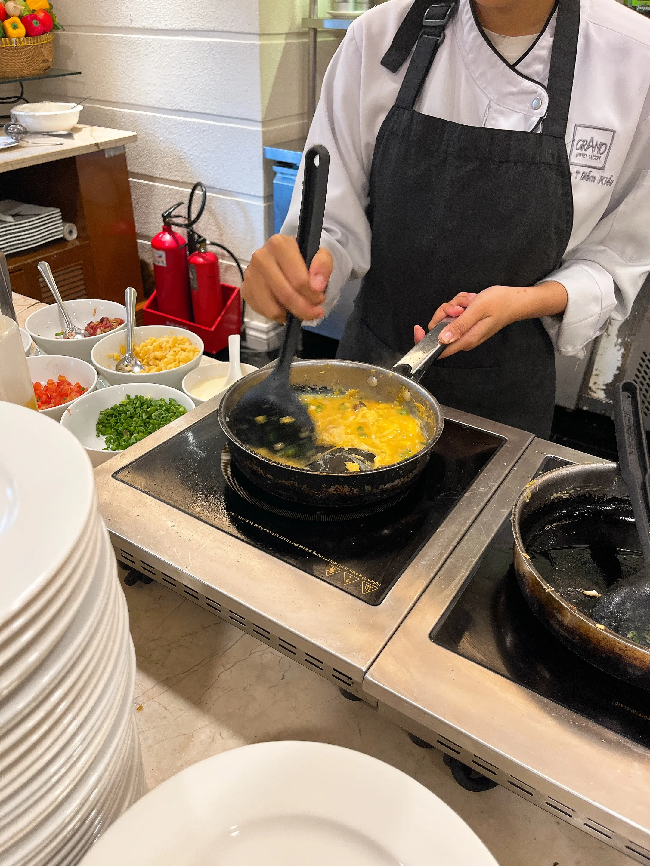 グランドサイゴンホテル朝食ビュッフェ