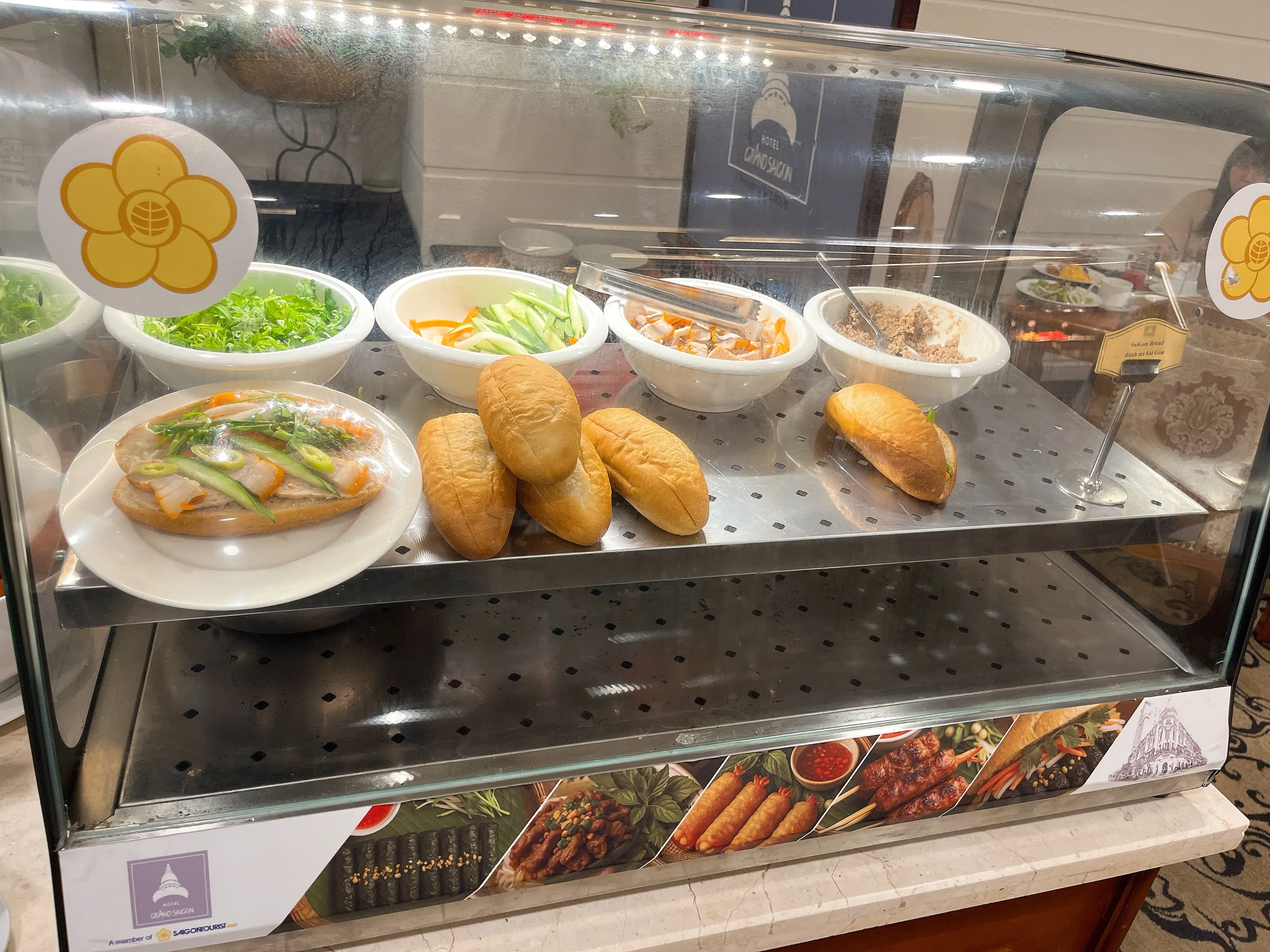 グランドサイゴンホテル朝食ビュッフェ