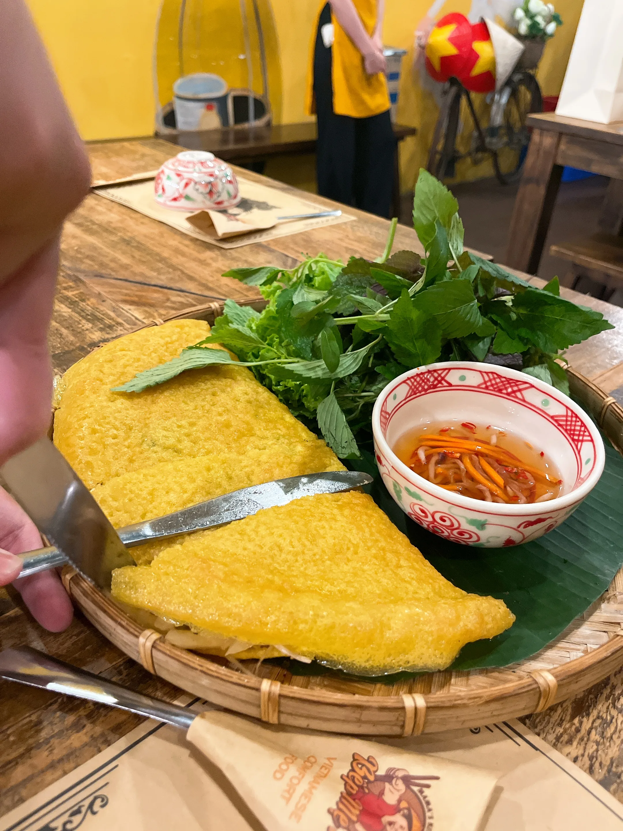 Bep Me inのバインセオ