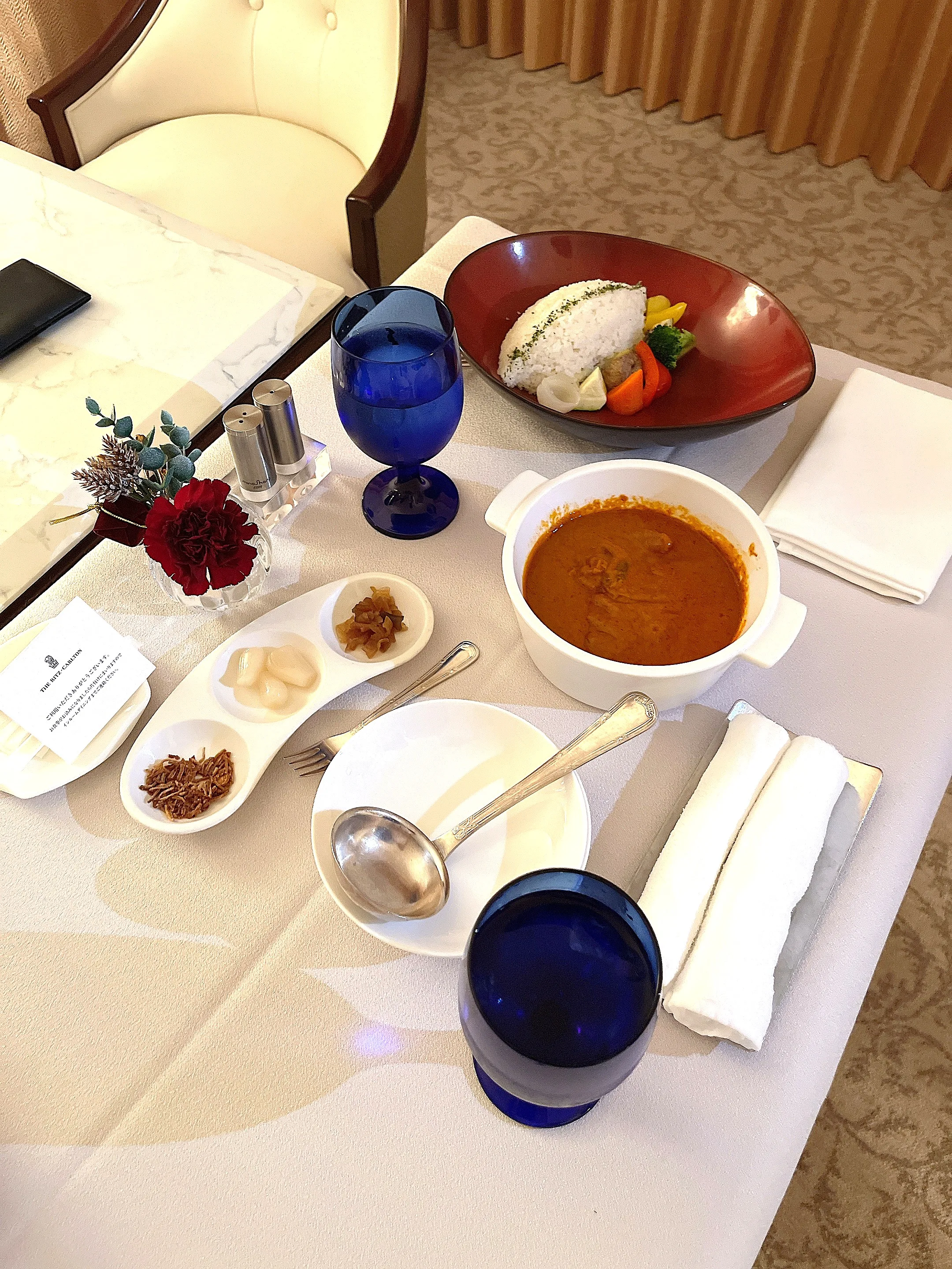 リッツカールトン大阪 インルームダイニング